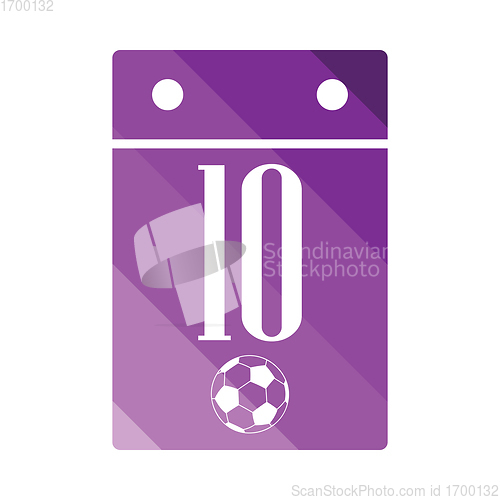 Image of Soccer calendar icon