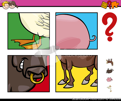Image of educational game with animals