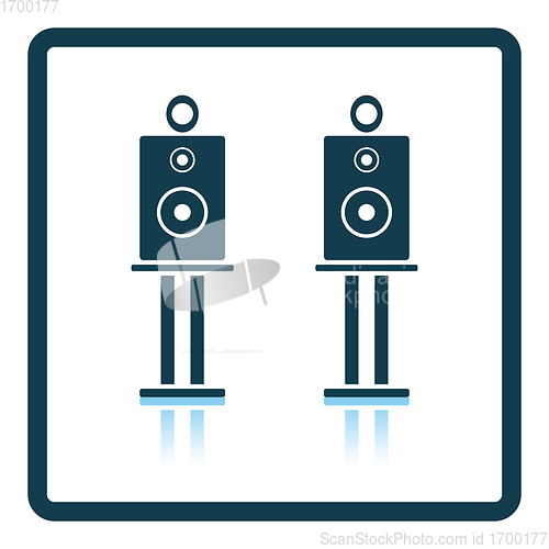 Image of Audio system speakers icon