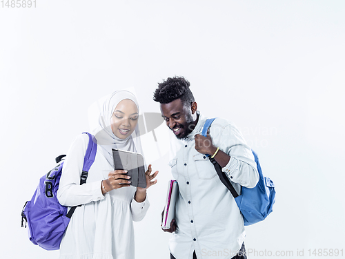 Image of portrait of african students