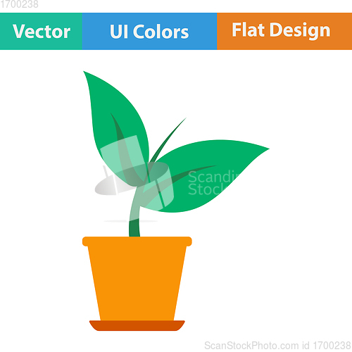 Image of Plant in flower pot icon