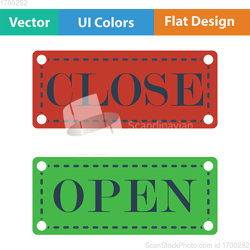 Image of Shop door open and closed icon