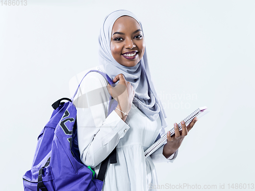 Image of portrait of african female student