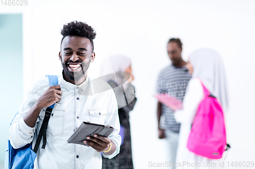 Image of young  african student