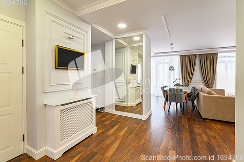 Image of Spacious luxury hallway interior