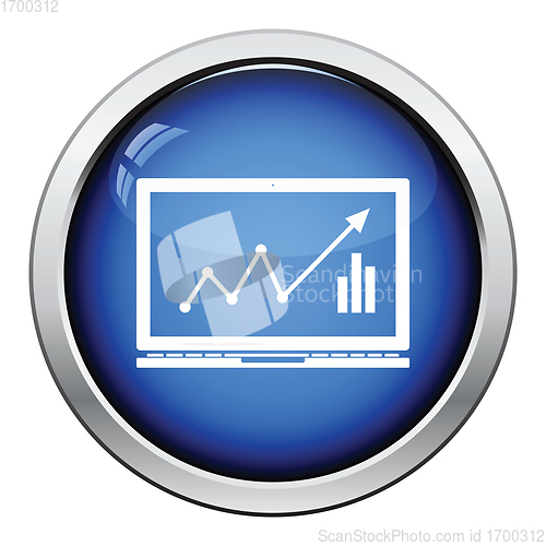 Image of Laptop with chart icon