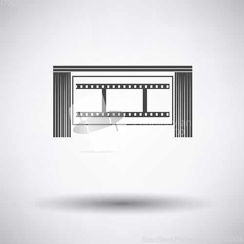 Image of Cinema theater auditorium icon