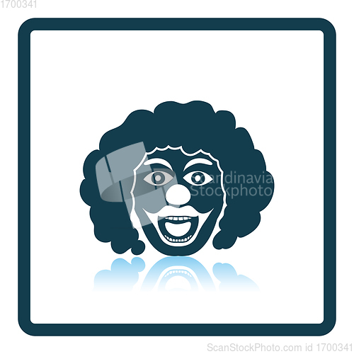 Image of Party clown face icon