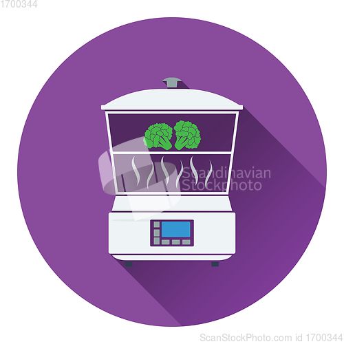 Image of Kitchen steam cooker icon