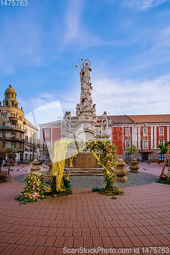 Image of Virgin Mary & St John of Nepomuk Monument