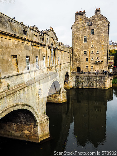 Image of HDR Pulteney Bridge in Bath