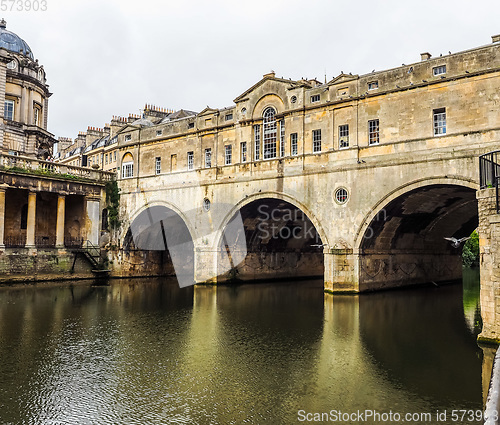 Image of HDR Pulteney Bridge in Bath