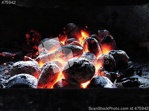 Image of Burning coals