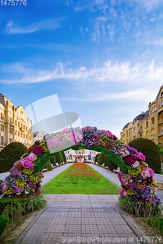 Image of Flower arch on the square