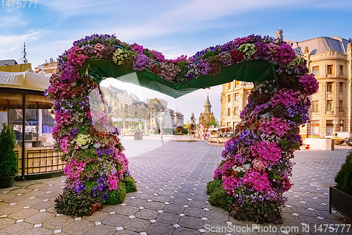 Image of Flower arch on the square