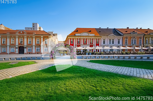 Image of Union Square in Timisoara