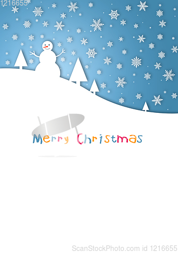 Image of Merry Christmas child card