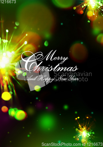 Image of Merry Christmas and New Year card