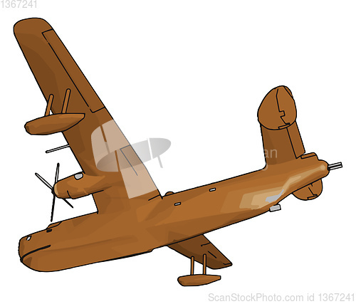 Image of A utility aircraft airplane and its various uses vector or color