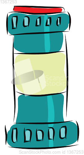 Image of Classic salt potillustration vector on white background
