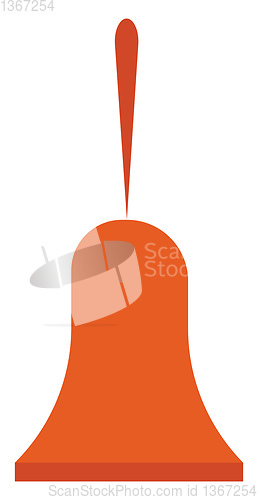 Image of Handheld prayer bell vector or color illustration