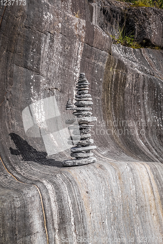 Image of Cairn near Franz Josef Glacier, New Zealand