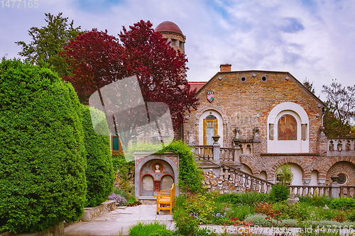 Image of Inner Courtyard of an Old Castle