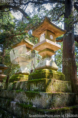 Image of Kasuga-Taisha Shrine lanterns, Nara, Japan