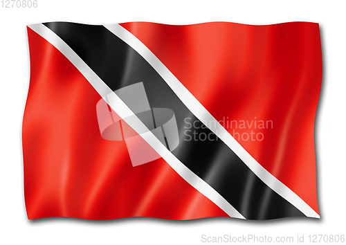 Image of Trinidad And Tobago flag isolated on white