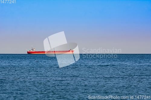 Image of Cargo Ship in the Sea