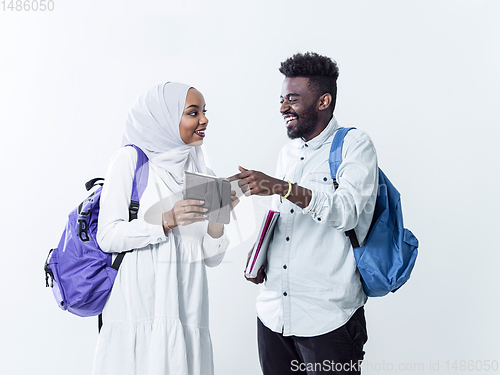 Image of portrait of african students