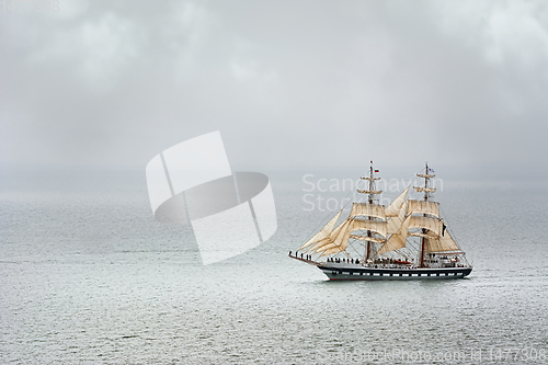 Image of Two Masted Sailing Ship