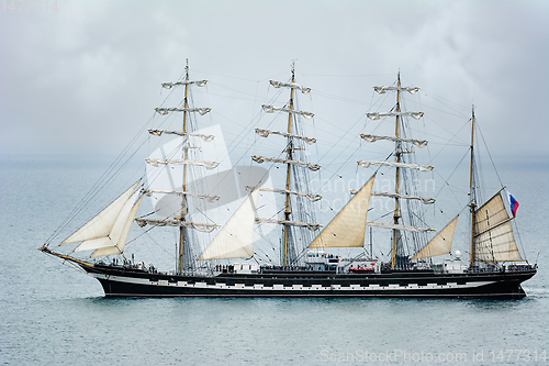 Image of Sailing Ships in the Sea