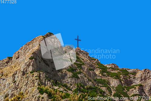 Image of Caraiman Peak in the Bucegi Mountains