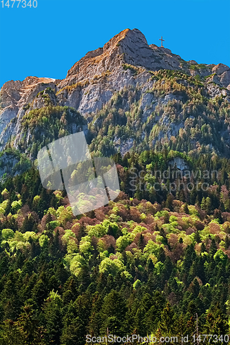 Image of Caraiman Peak in the Bucegi Mountains