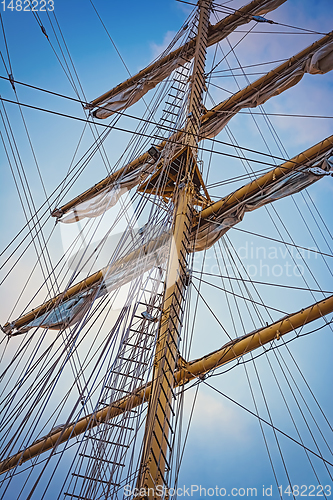 Image of Mast of Sailing Ship