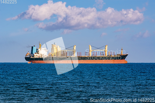 Image of Cargo Ship in the Sea