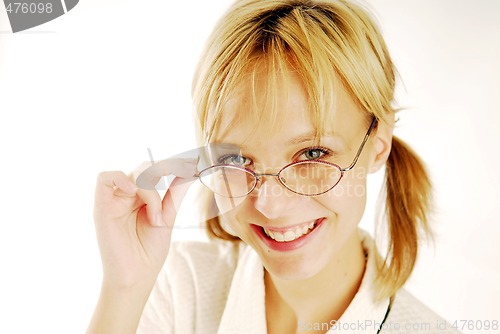 Image of Girl in a school uniform