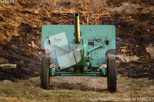 Image of An Old Artillery Gun