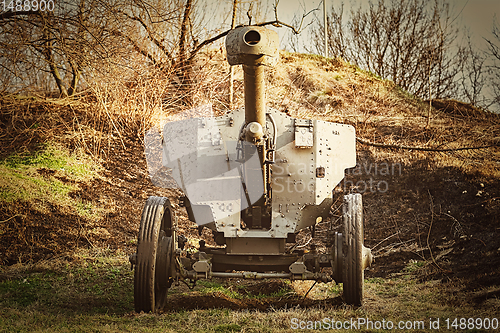 Image of An Old Artillery Gun