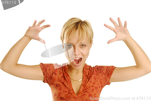 Image of Shouting girl