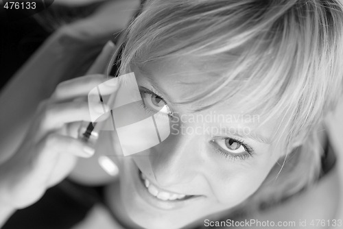 Image of Girl with phone