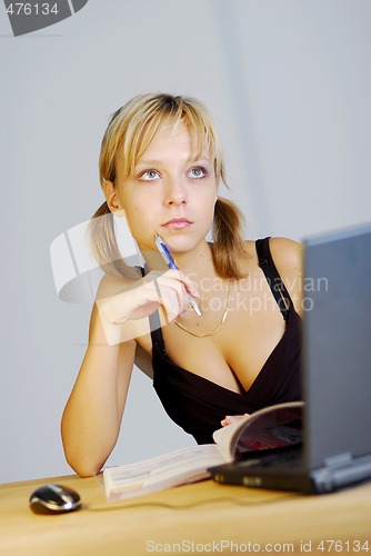 Image of In an office