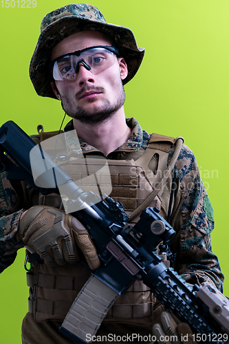 Image of soldier on drugs