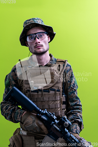 Image of soldier on drugs