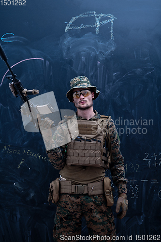 Image of modern warfare soldier