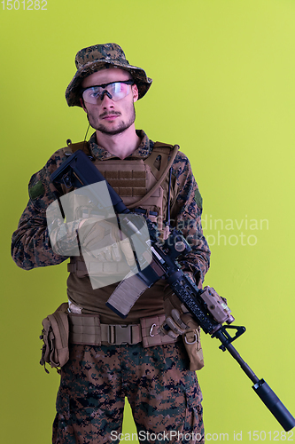 Image of soldier on drugs