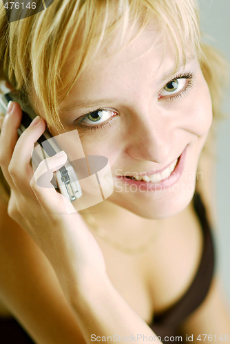 Image of Girl with phone