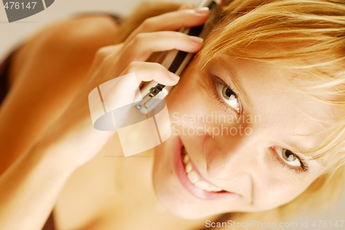 Image of Girl with phone