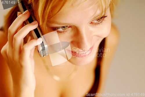 Image of Girl with phone